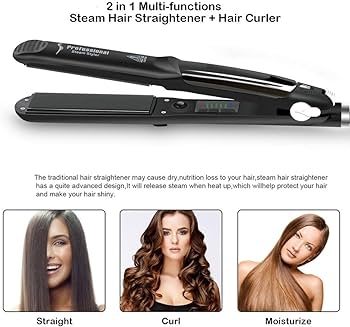 Original Professional Ceramic Steam Hair Straightener