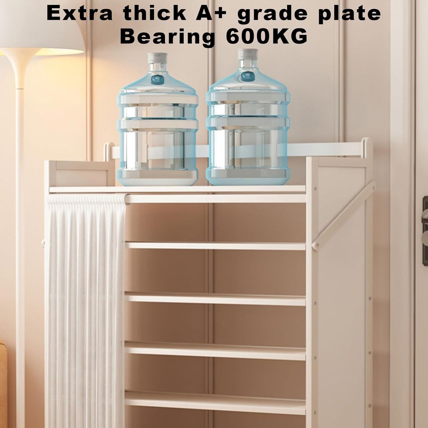 FOLDABLE DUST-PROOF SHOE RACK WITH COVER