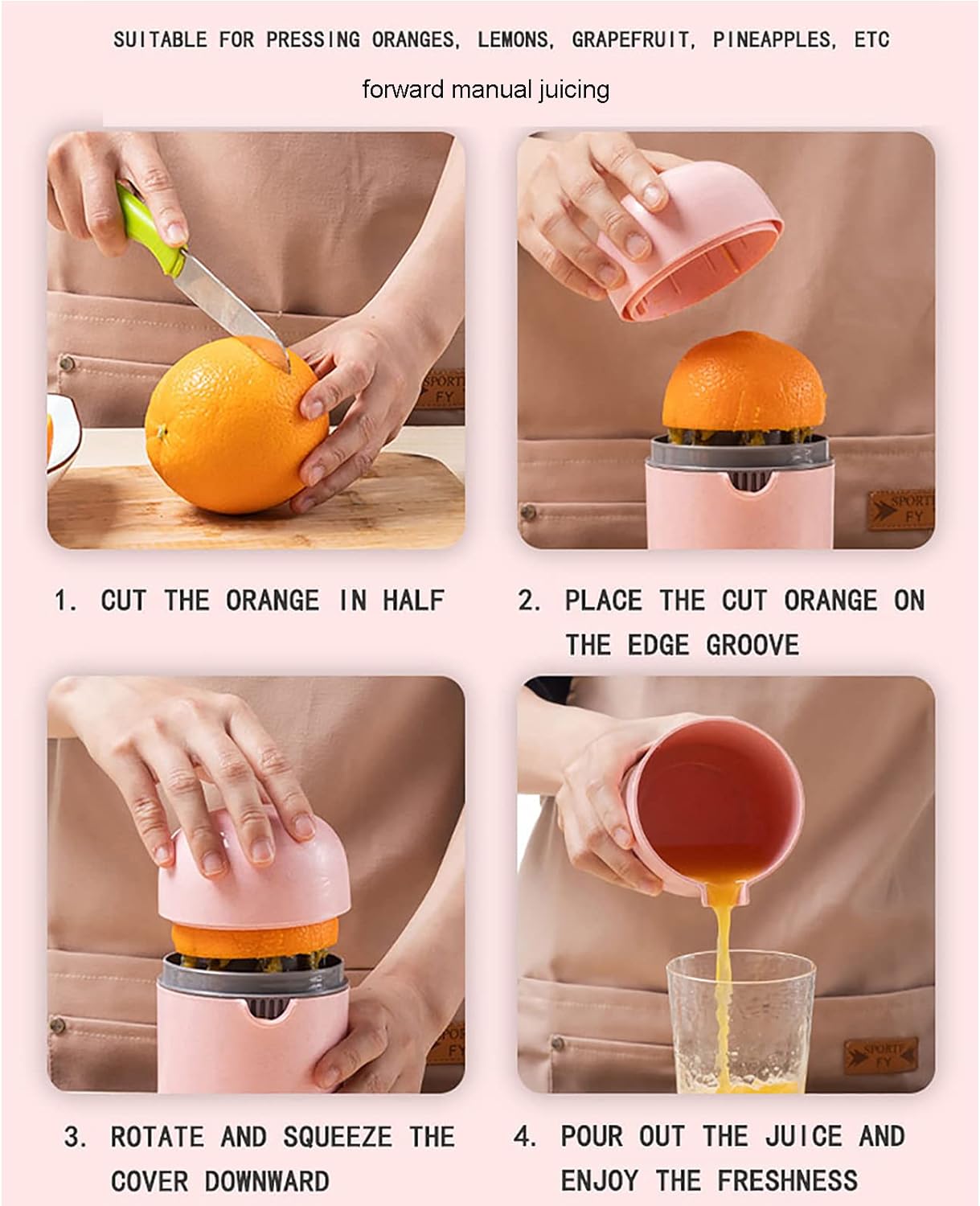 Manual Mini Fruit Juicer