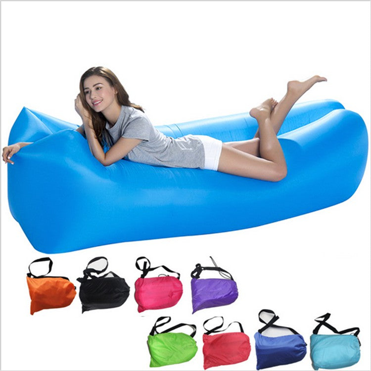 Outdoor Inflatable Sleeping Bag Banana Folding Sofa Bed