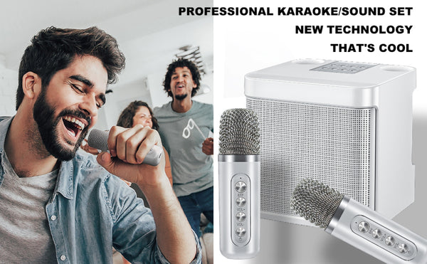 2023 ORIGINAL PORTABLE PROFESSIONAL KARAOKE DUAL MICROPHONE