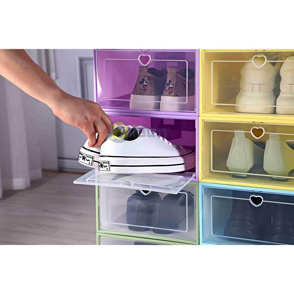 Shoe Box Storage Organizer Foldable Drawer Case