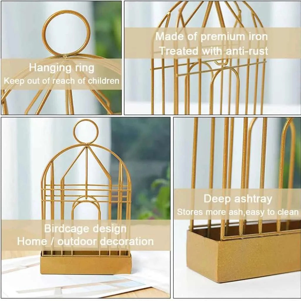 Elegant Birdcage Shape Iron Mosquito Coil Holder