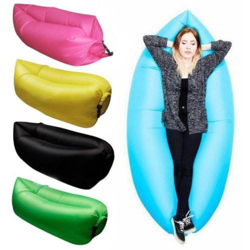 Outdoor Inflatable Sleeping Bag Banana Folding Sofa Bed