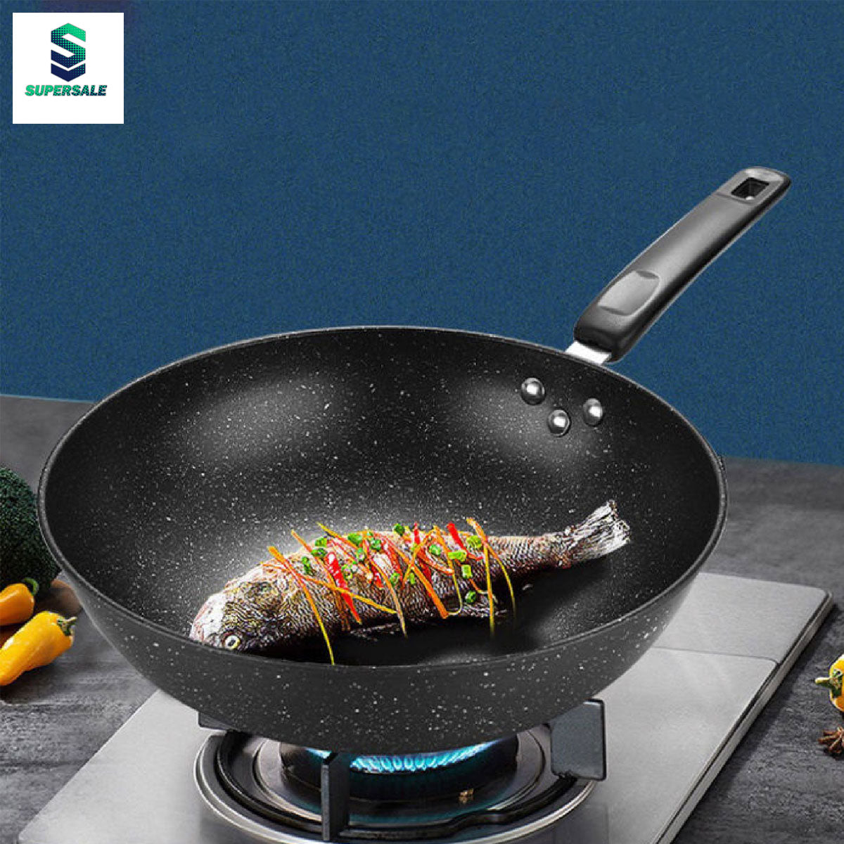 WOK NON STICK INDUCTION COOKER