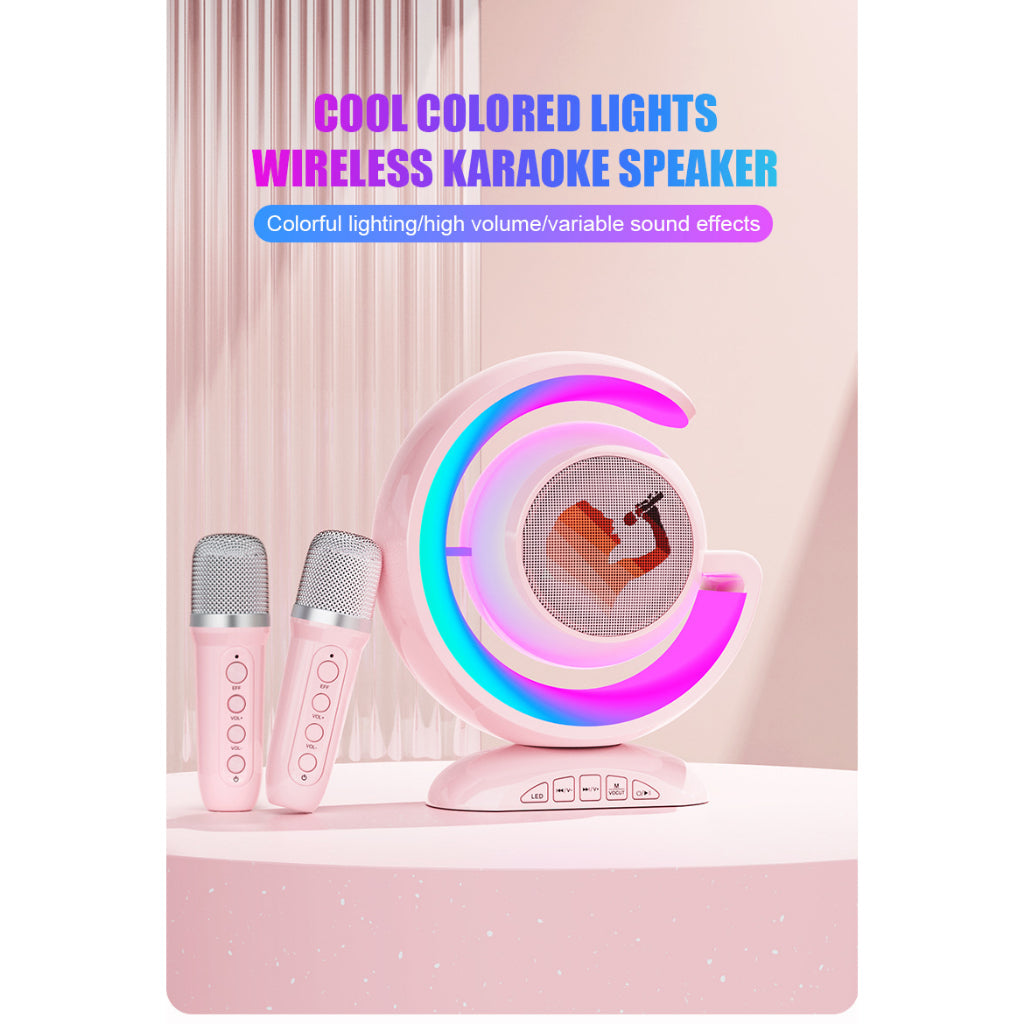 YS-110 Portable Home Karaoke Machine with Microphone