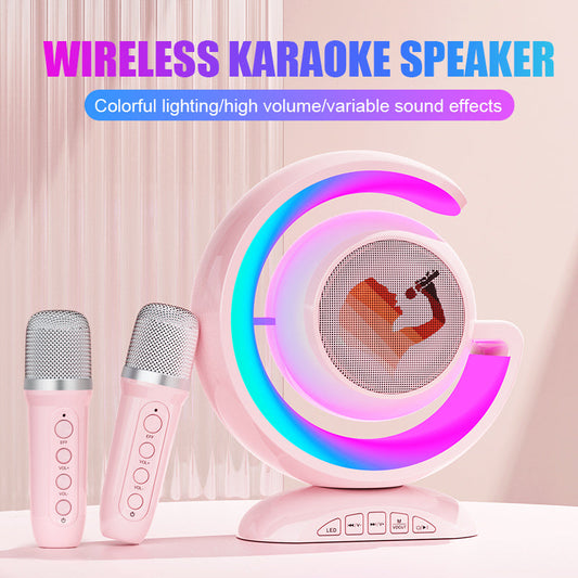 YS-110 Portable Home Karaoke Machine with Microphone