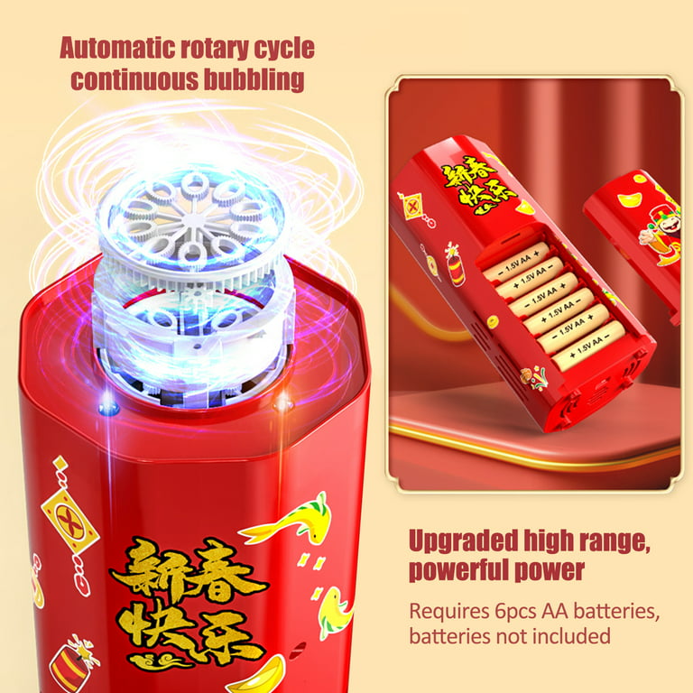 FIREWORKS ELECTRIC BUBBLE BLOWING MACHINE