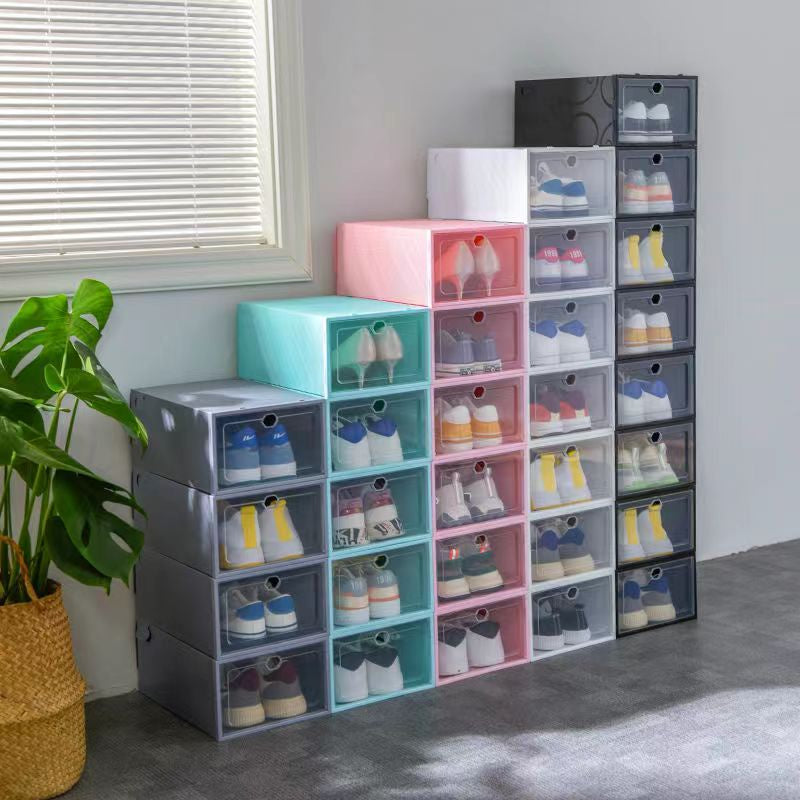 Shoe Box Storage Organizer Foldable Drawer Case