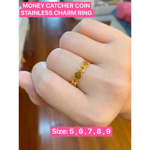 LUCKY CHARM MONEY CATCHER CHARM RING