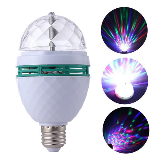 Mini Colorful Magic Ball Rotating Light Crystal