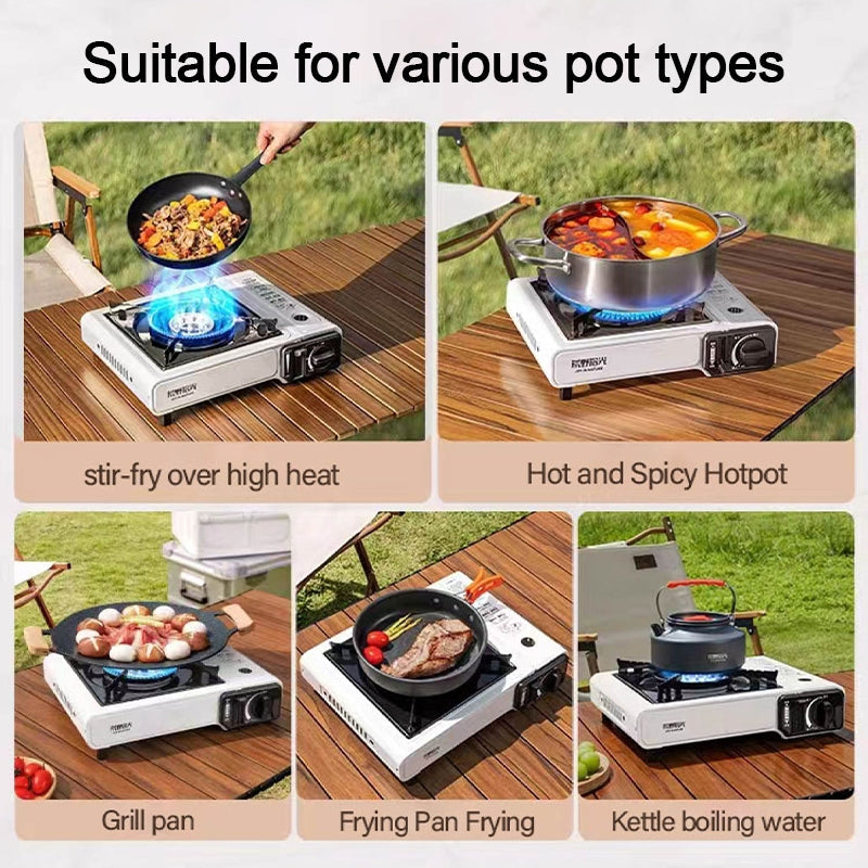 2 IN 1 BUTANE STOVE PORTABLE  BURNER