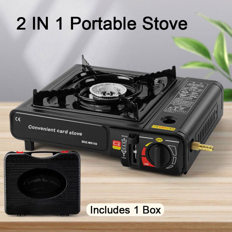 2 IN 1 BUTANE STOVE PORTABLE  BURNER