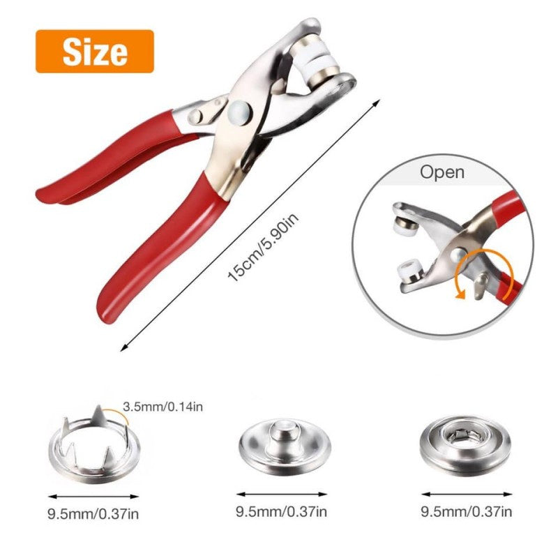 GROMMET EYELET PLIER  SET