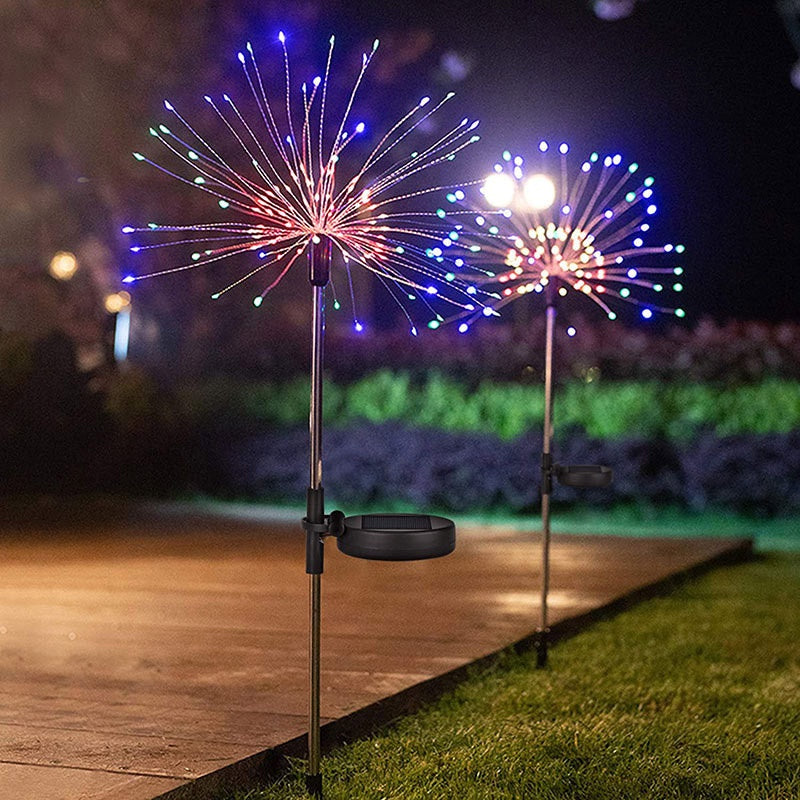 Solar Firework Light 90LED Lights (Colorful)