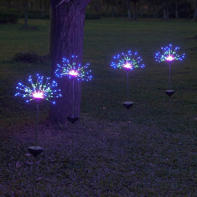 Solar Firework Light 90LED Lights (Colorful)