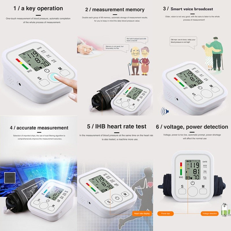 Electronic Blood Pressure Monitor Arm type