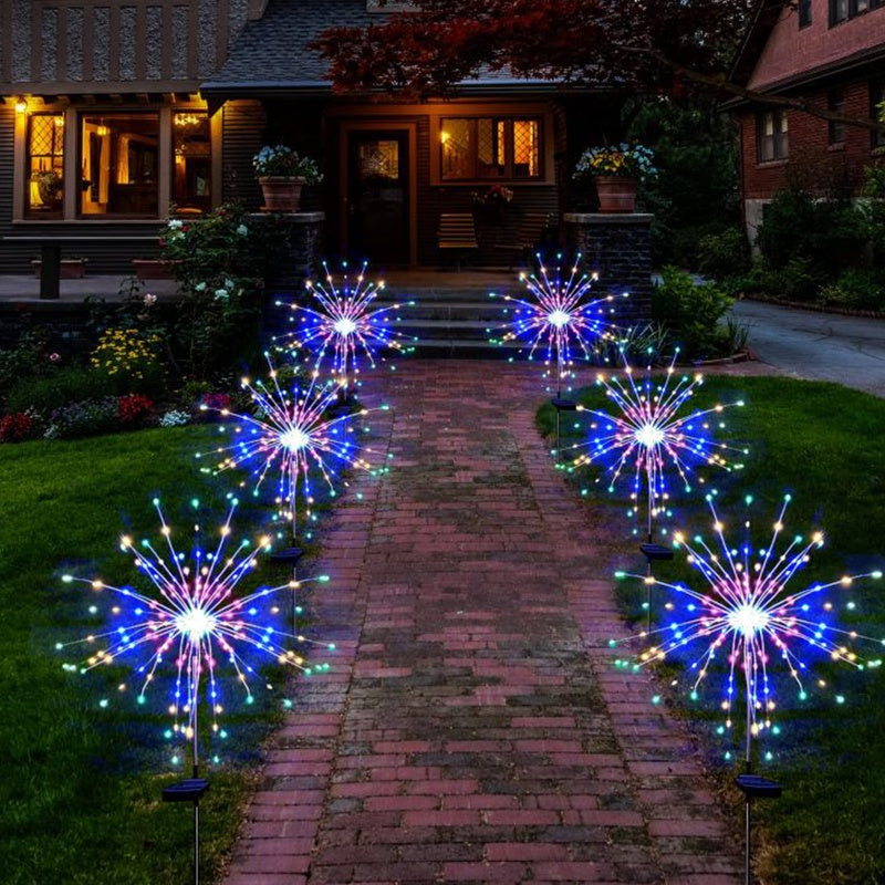 Solar Firework Light 90LED Lights (Colorful)