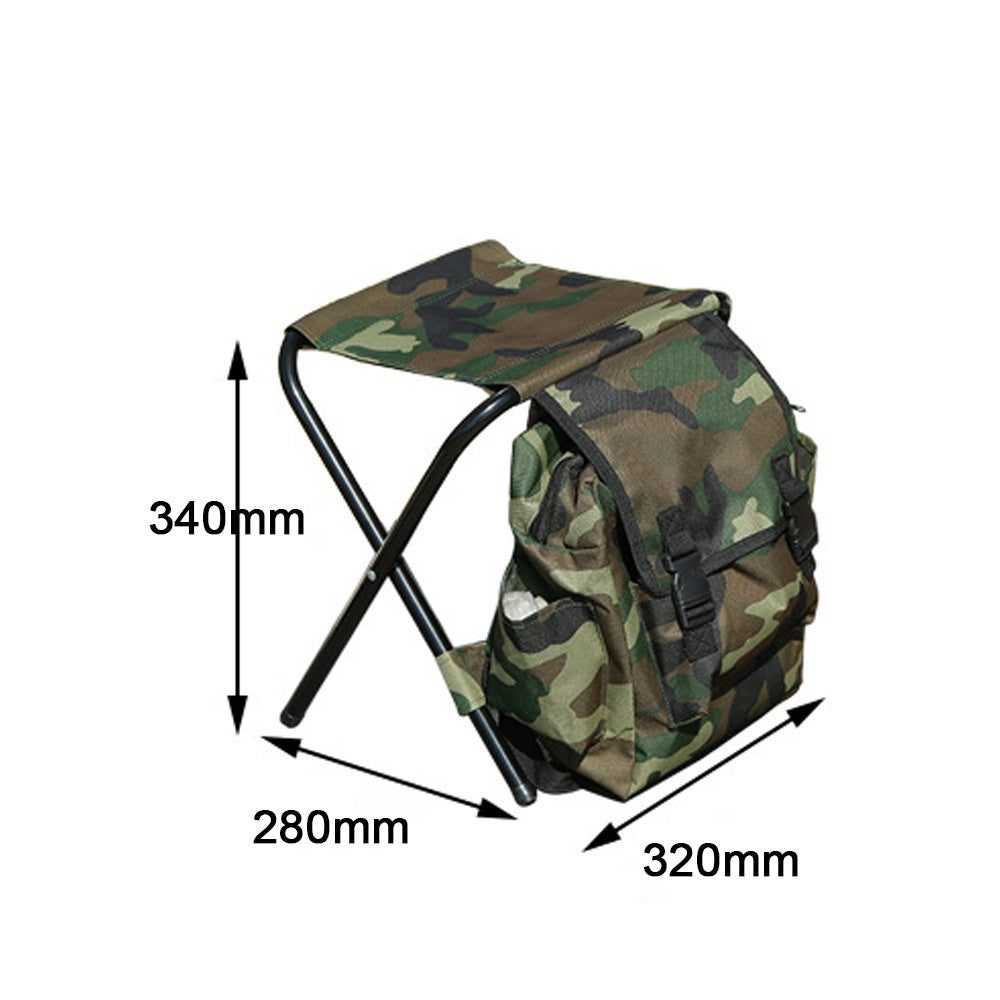 2 IN 1 CAMOUFLAGE BAG WITH CHAIR