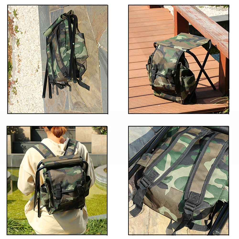 2 IN 1 CAMOUFLAGE BAG WITH CHAIR