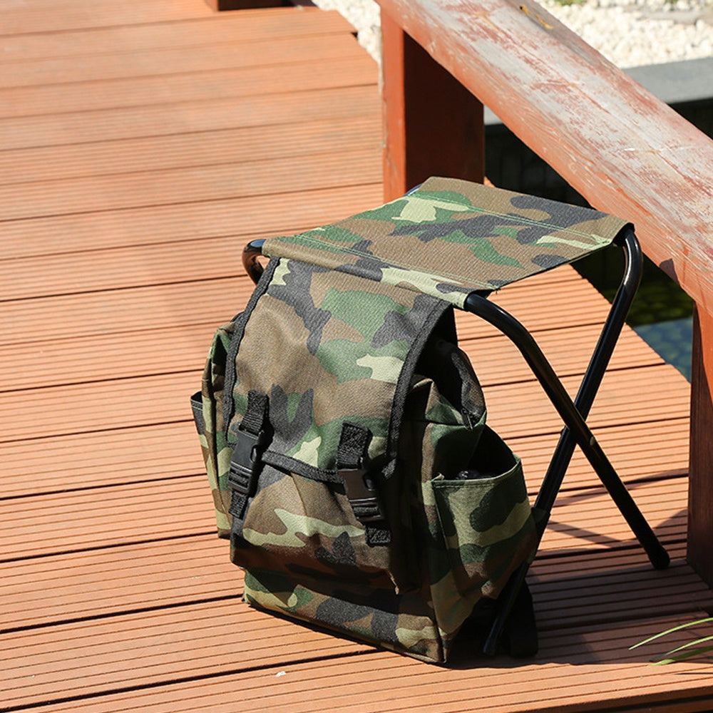 2 IN 1 CAMOUFLAGE BAG WITH CHAIR