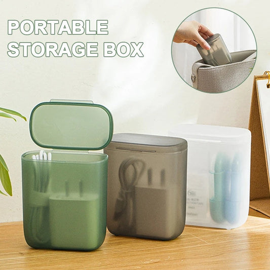 Plastic Earphone Data Cable Storage Organizer