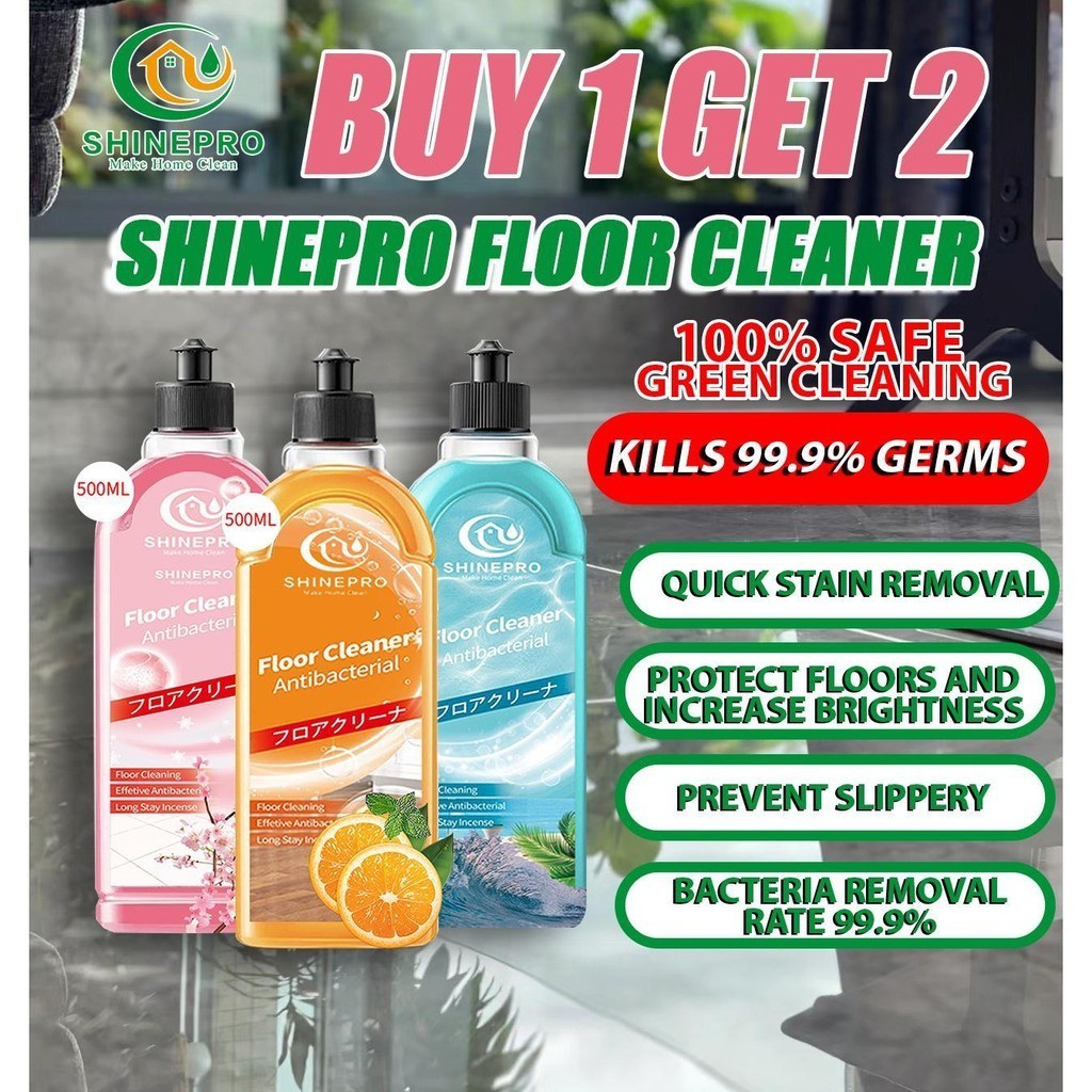 BUY 1 GET 2 SHINEPRO Floor Cleaner 500ml