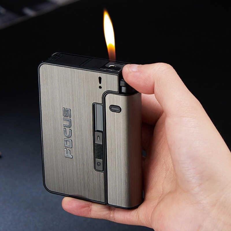 FOCUS Automatic Cigarette and Lighter Case Holder