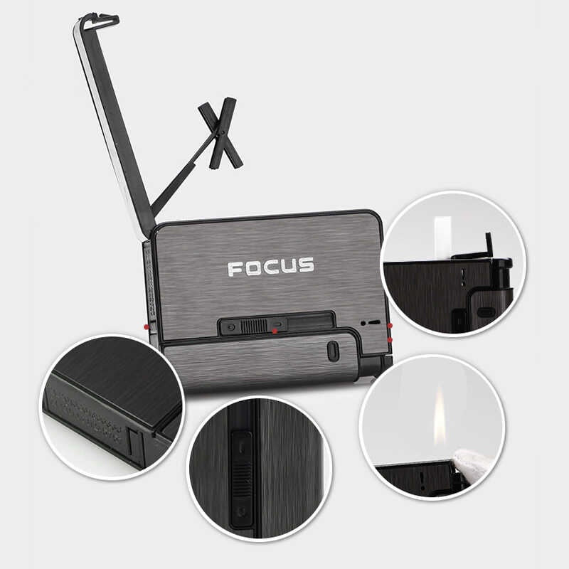 FOCUS Automatic Cigarette and Lighter Case Holder