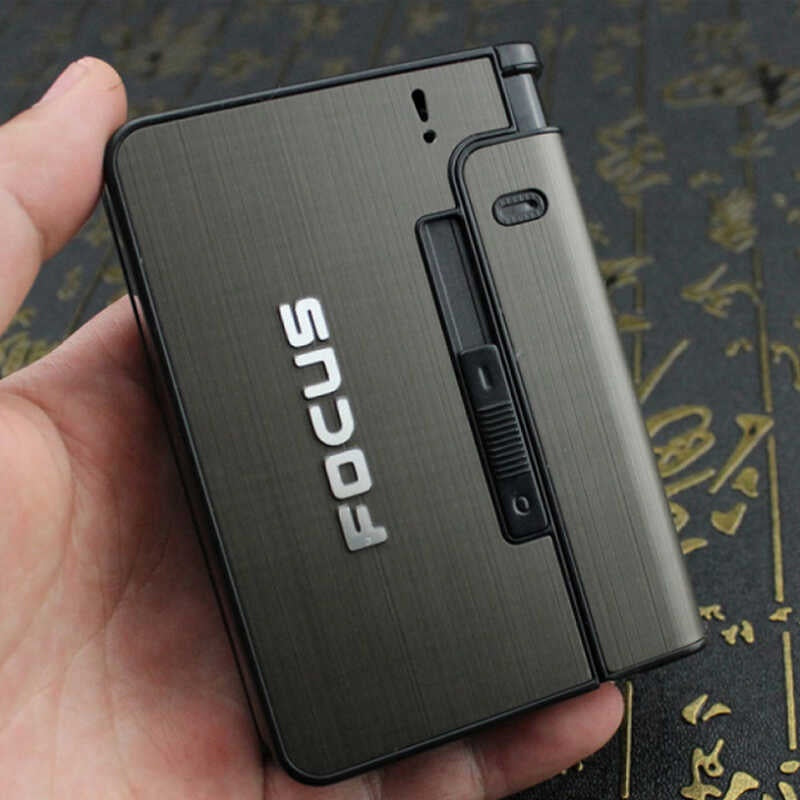 FOCUS Automatic Cigarette and Lighter Case Holder